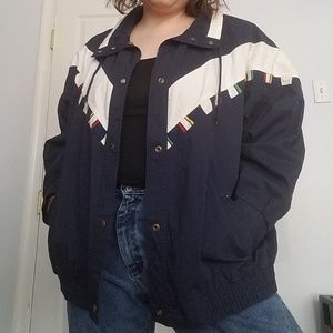 Be In The Current Seen 80s-90s Vntg Windbreaker